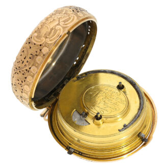 English gold pair cased Grande Sonnerie watch Circa 1794
