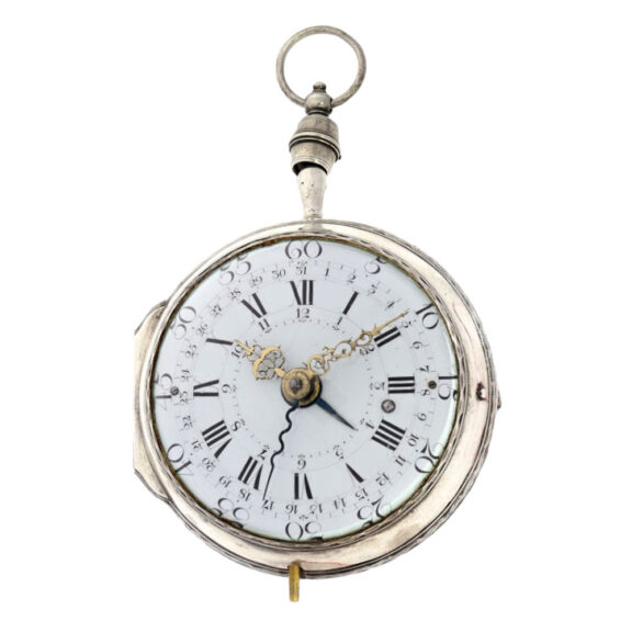 Rare French silver verge pocket watch Circa 1750 Rare French silver verge pocket watch Circa 1750