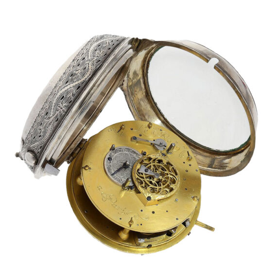 Rare French silver verge pocket watch Circa 1750 Rare French silver verge pocket watch Circa 1750