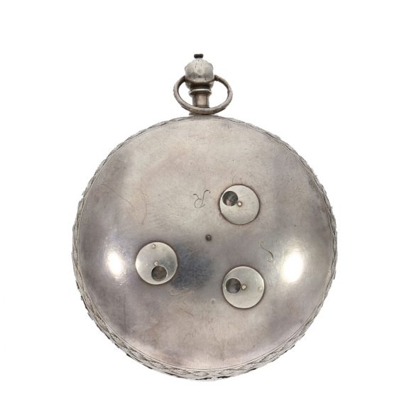 French silver coach clock with self strike and alarm Circa 1650 French silver coach clock with self strike and alarm Circa 1650