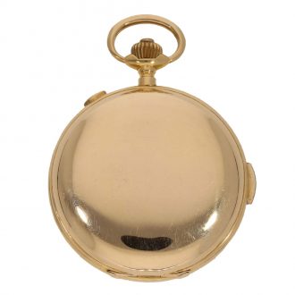 Swiss gold lever watch with six complications Circa 1890