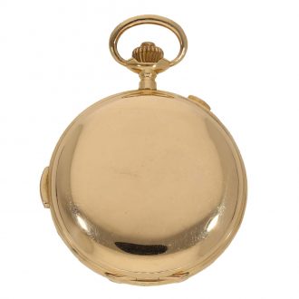 Swiss gold lever watch with six complications Circa 1890