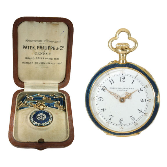 Swiss 18 carat gold platinum and enamel “Belle Epoque” watch Circa 1911 Swiss 18 carat gold platinum and enamel “Belle Epoque” watch Circa 1911