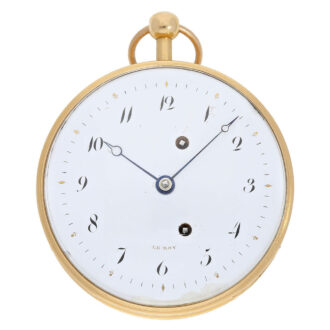French self striking and quarter repeating watch Circa 1789-1809