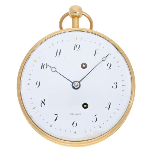 French self striking and quarter repeating watch Circa 1789-1809