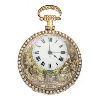 Swiss 18K gold repeater made for the Chinese market Circa 1820