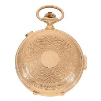Swiss 18 carat gold impressive astronomical watch with six complications Circa 1900