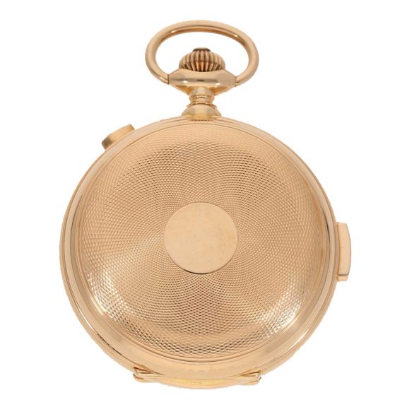 Swiss 18 carat gold impressive astronomical watch with six complications Circa 1900 Swiss 18 carat gold impressive astronomical watch with six complications Circa 1900