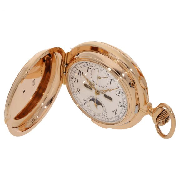 Swiss 18 carat gold impressive astronomical watch with six complications Circa 1900 Swiss 18 carat gold impressive astronomical watch with six complications Circa 1900