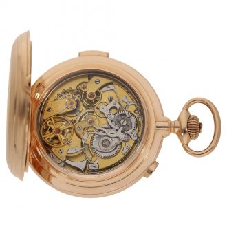 Swiss 18 carat gold impressive astronomical watch with six complications Circa 1900