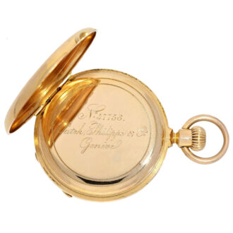 Swiss 18 carat gold pocket watch chronometer Circa 1875