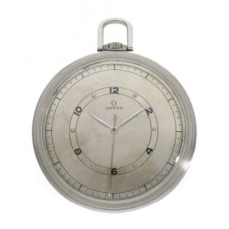 Swiss steel rarity watch with center seconds Circa 1947
