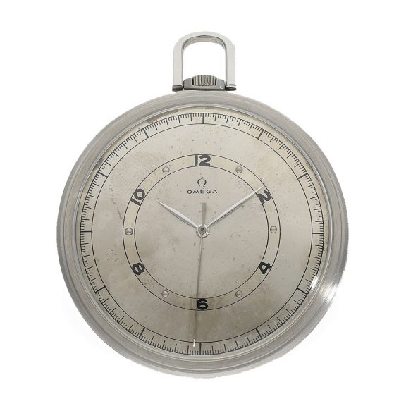 Swiss steel rarity watch with center seconds Circa 1947