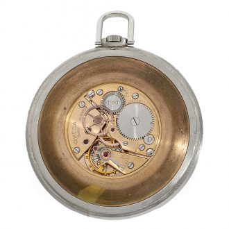 Swiss steel rarity watch with center seconds Circa 1947