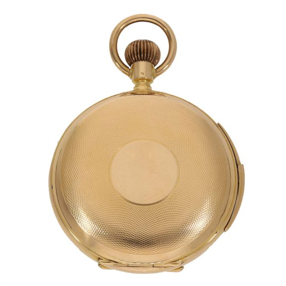 Swiss 18 carat gold watch with automaton and minute repeater Circa 1890 Swiss 18 carat gold watch with automaton and minute repeater Circa 1890