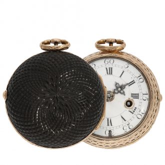 German pocket watch with extremely rare onyx case Circa 1770