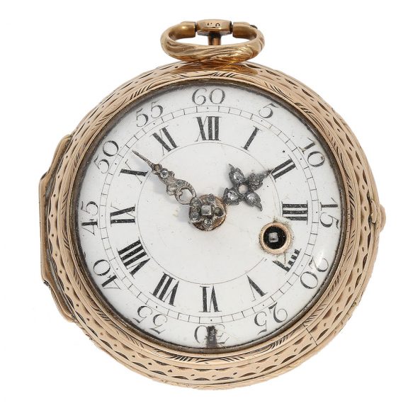 German pocket watch with extremely rare onyx case Circa 1770 German pocket watch with extremely rare onyx case Circa 1770