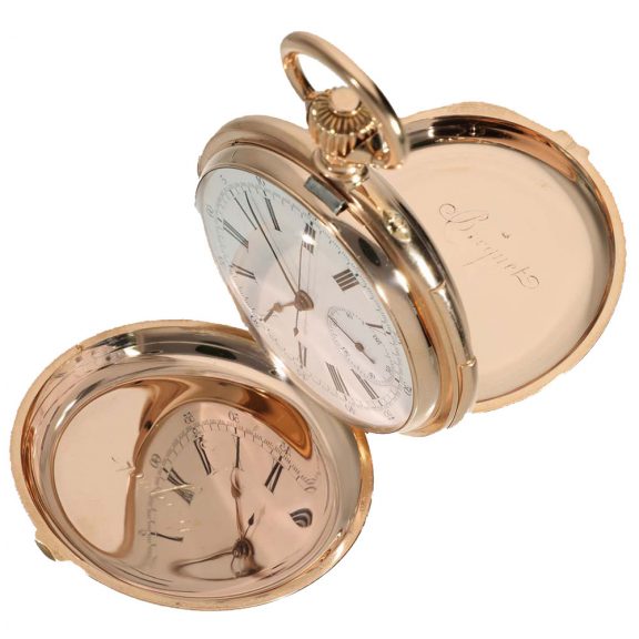 French 18 carat gold full hunter cased minute repeater Circa 1894 French 18 carat gold full hunter cased minute repeater Circa 1894
