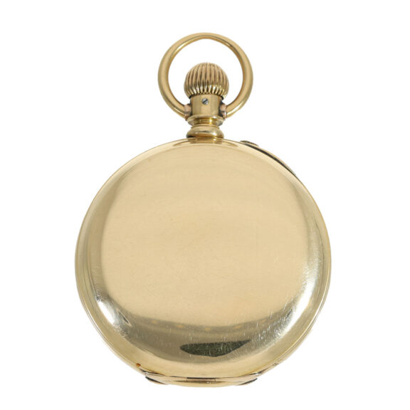 German American 18 carat gold very rare chronograph of the highest quality Circa 1889 German American 18 carat gold very rare chronograph of the highest quality Circa 1889