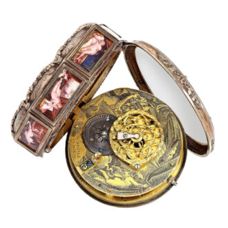 Austrian silver astronomical eight angular watch Circa 1800