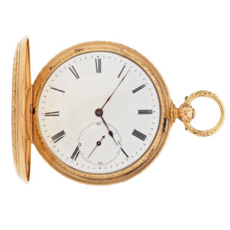 Swiss gold watch with chronometer escapement Circa 1850 Swiss gold watch with chronometer escapement Circa 1850Swiss gold watch with chronometer escapement Circa 1850