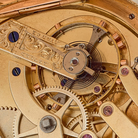 Swiss gold watch with chronometer escapement Circa 1850 Swiss gold watch with chronometer escapement Circa 1850Swiss gold watch with chronometer escapement Circa 1850