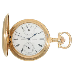 German American 18 carat anker chronometer pocket watch Circa 1879