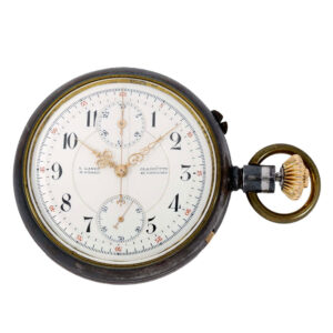 German gunmetal quality 1A chronograph watch Circa 1894