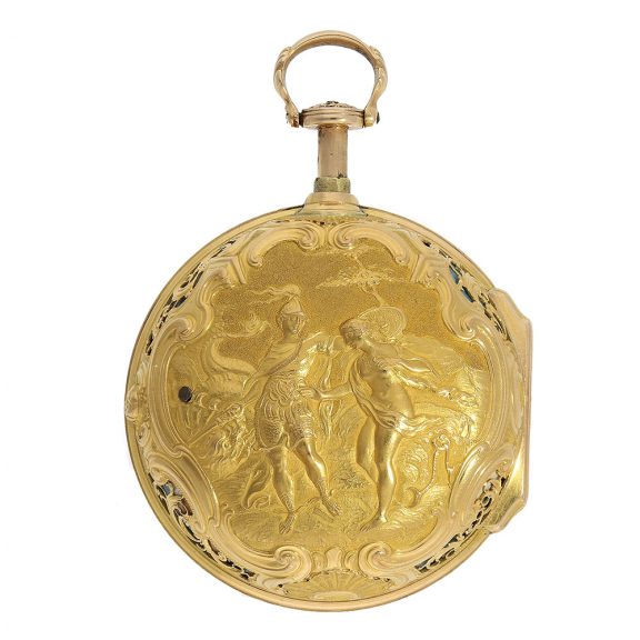 English high relief triple repoussé verge watch Circa 1770 English high relief triple repoussé verge watch Circa 1770