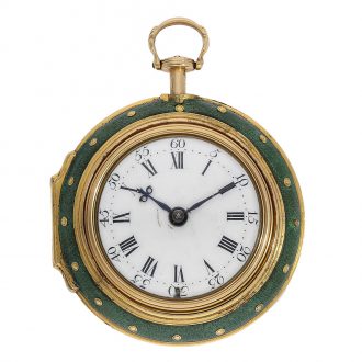 English high relief triple repoussé verge watch Circa 1770