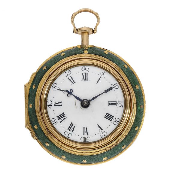 English high relief triple repoussé verge watch Circa 1770 English high relief triple repoussé verge watch Circa 1770