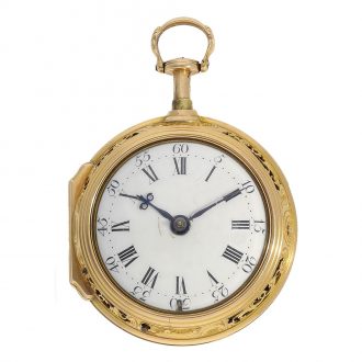 English high relief triple repoussé verge watch Circa 1770