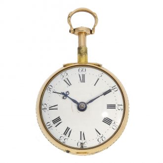 English high relief triple repoussé verge watch Circa 1770