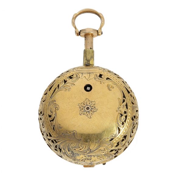 English high relief triple repoussé verge watch Circa 1770 English high relief triple repoussé verge watch Circa 1770