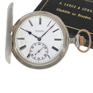 German silver hunting cased anker chronometer Circa 1884
