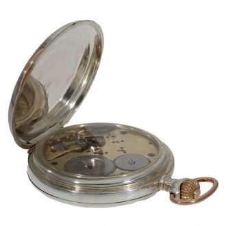 German silver hunting cased anker chronometer Circa 1884