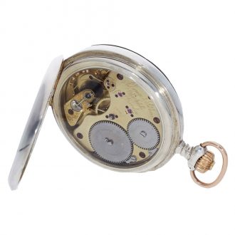 German silver hunting cased anker chronometer Circa 1884