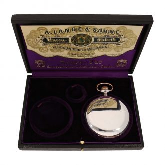 German silver hunting cased anker chronometer Circa 1884