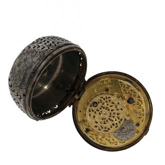Early German pocket watch with quarter hour repetition Circa 1720