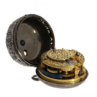 Early German pocket watch with quarter hour repetition Circa 1720