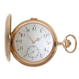 Swiss 14 carat gold heavy grande sonnerie pocket watch Circa 1900