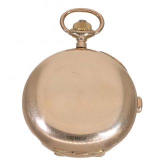 Swiss 14 carat gold heavy grande sonnerie pocket watch Circa 1900