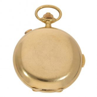 18 Carat gold astronomical hunter cased watch with six complications Circa 1900