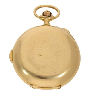 18 Carat gold astronomical hunter cased watch with six complications Circa 1900