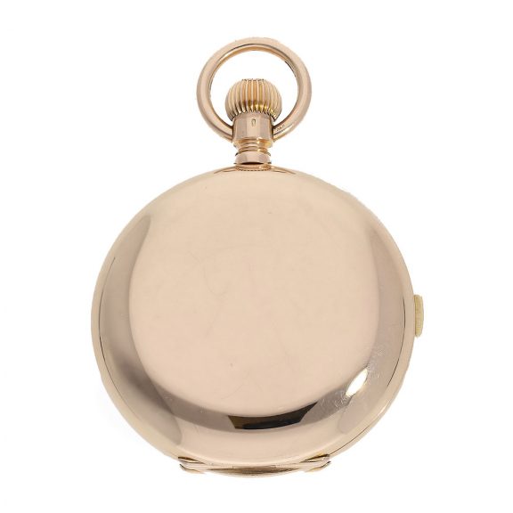 German 14 Carat pink gold historically interesting with chronograph Circa 1908 German 14 Carat pink gold historically interesting with chronograph Circa 1908