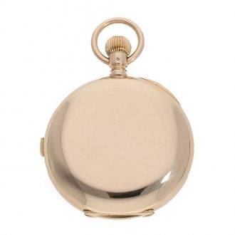 German 14 Carat pink gold historically interesting with chronograph Circa 1908