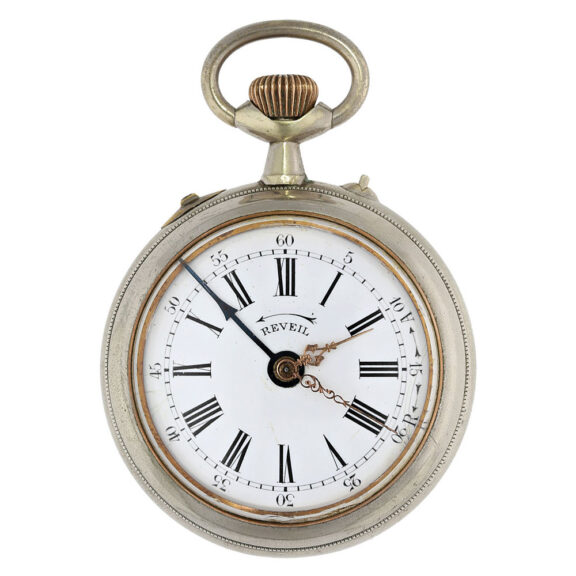French watch with alarm and musical movement Circa 1900