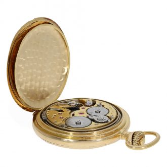 Swiss ultra fine 18 Carat gold watch with “grande sonnerie carillon” Circa 1896