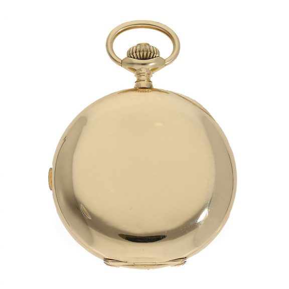 Swiss ultra fine 18 Carat gold watch with “grande sonnerie carillon” Circa 1896 Swiss ultra fine 18 Carat gold watch with “grande sonnerie carillon” Circa 1896