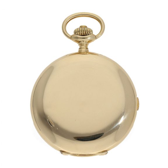 Swiss ultra fine 18 Carat gold watch with “grande sonnerie carillon” Circa 1896 Swiss ultra fine 18 Carat gold watch with “grande sonnerie carillon” Circa 1896